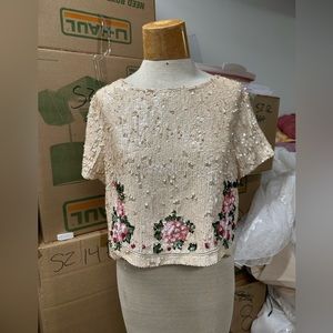 Medium pallavi mohan Thalia sequin top